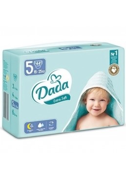 Підгузки дитячі Dada Extra Soft, розмір 5 (15–25 кг), 44 шт